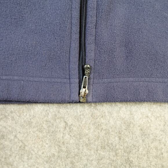 Patagonia Jacket Mens Large Micro Synchilla Full Zip Fleece Knit Blue - Picture 4 of 9